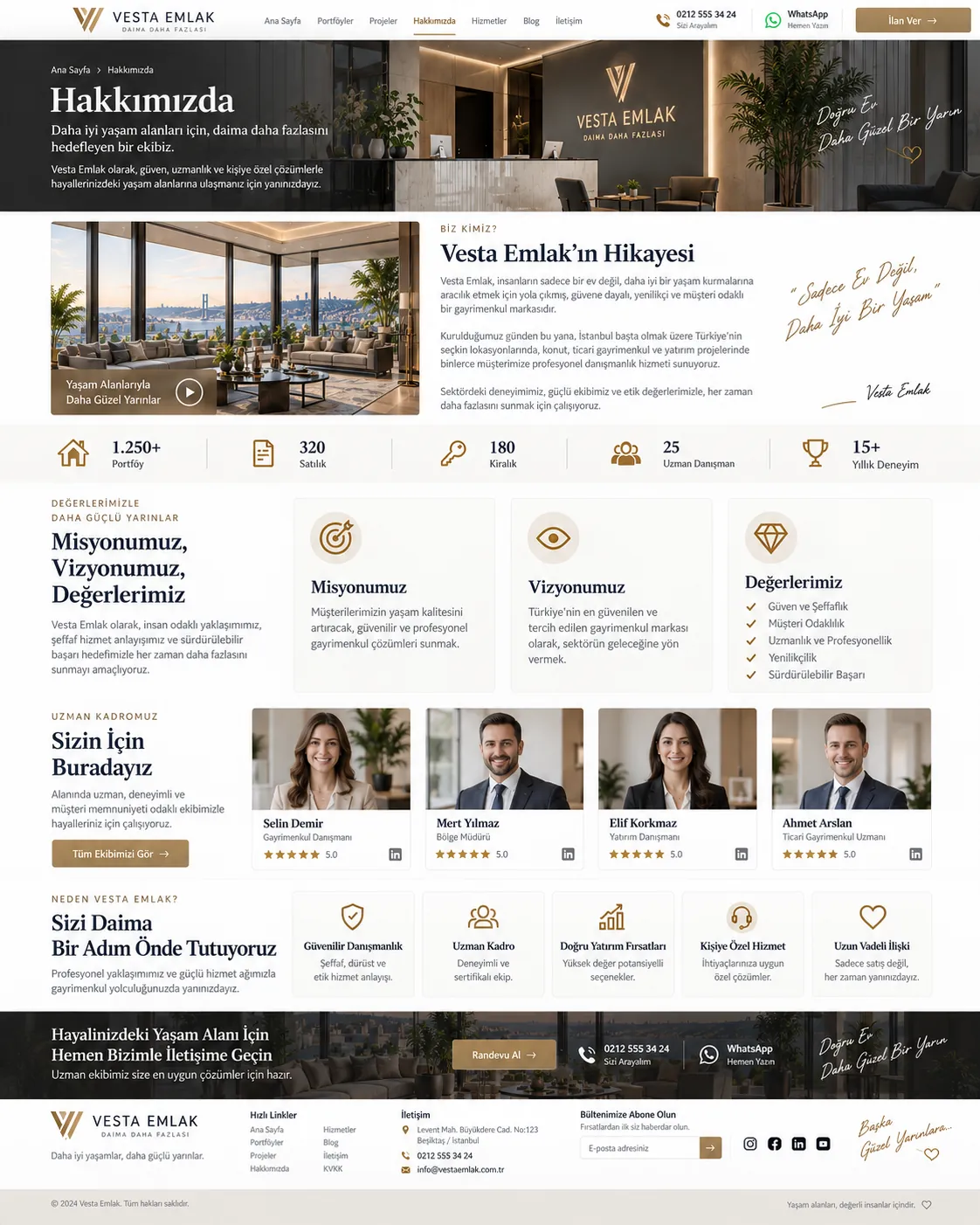 Emlak Danışmanlığı Web Sitesi - ekran 5