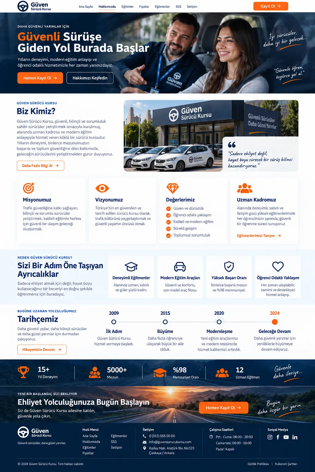 Sürücü Kursu Web Sitesi - ekran 6
